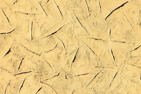 黄色石灰墙纹理图片