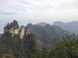 张家界风景 山顶