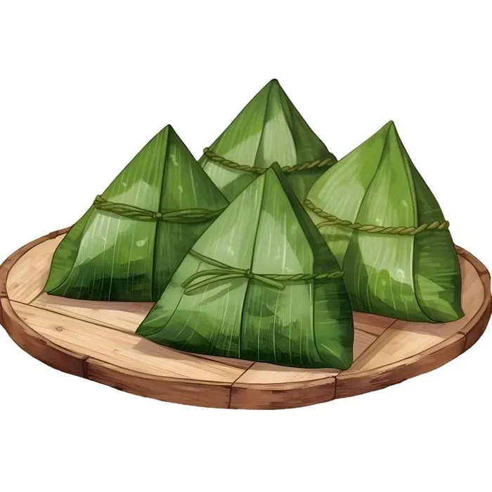 粽子绿叶免抠(1900x1900)