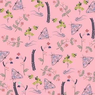 花卉唯美手绘花朵面料纹理手机壳布料面料印花服装矢量图案素材