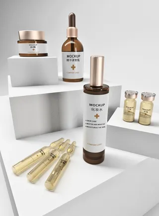 包装智能贴图样机VI效果PSD素材