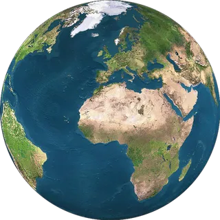 卡通地球蓝绿色科技kv主视觉