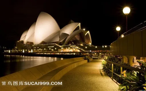 唯美风光悉尼歌剧院素材图片