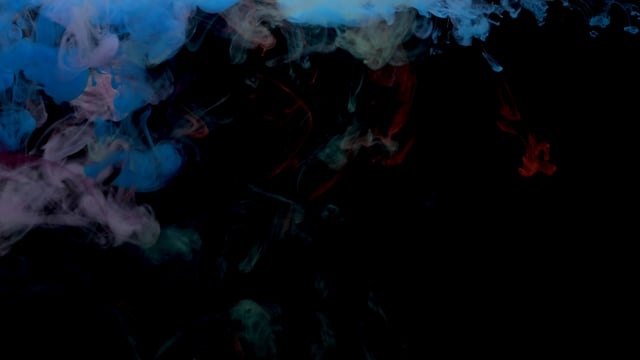 墨水, 画, 那, 水族馆, 抽象的, 组织, 背景, 颜色