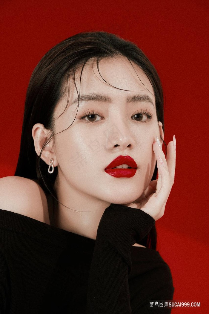 化妆品模特美容