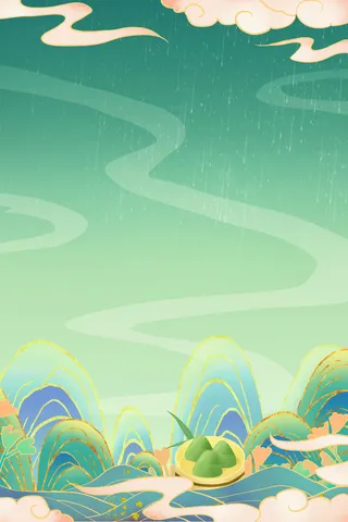 中式古典国潮来袭海报展板宣传背景图PSD设计PS模板素材