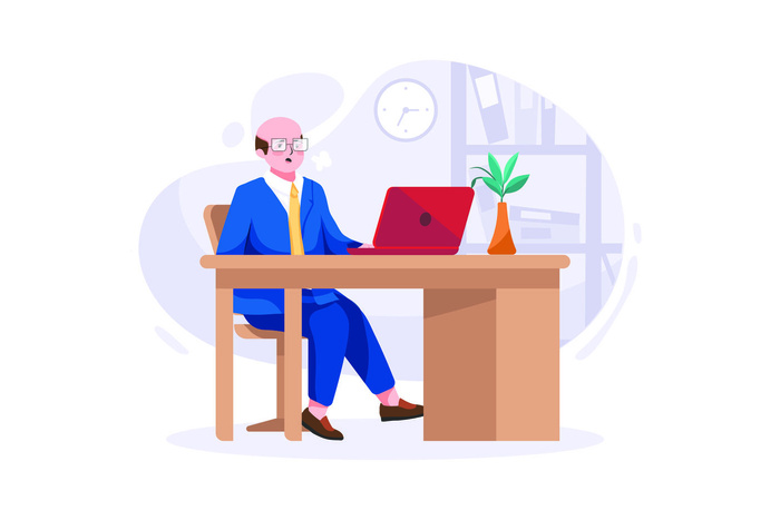 扁平化人物场景办公互联网等距ai矢量设计网页海报UI素材插画