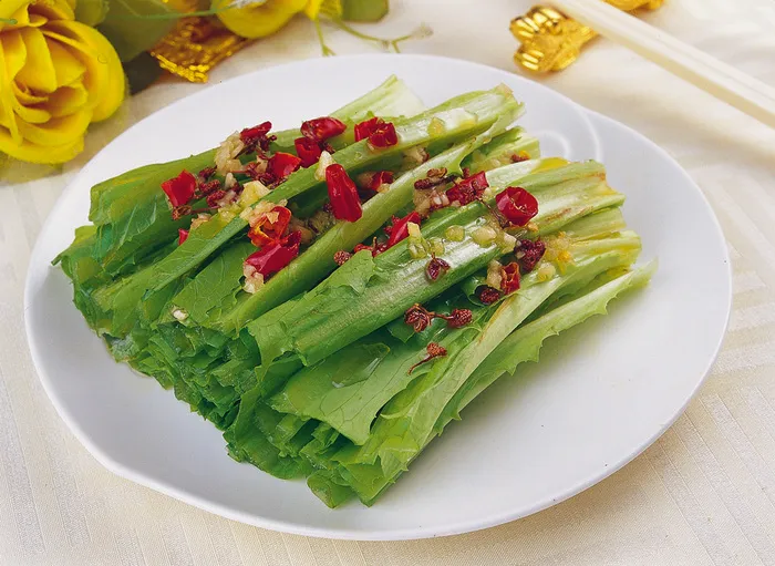 生炝油麦菜  8