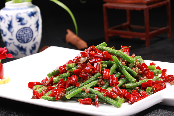 干煸豆角 (2)
