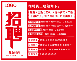 招聘海报 招聘展板