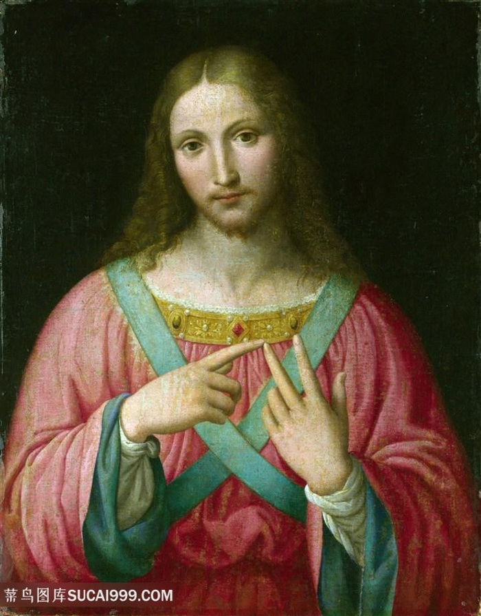 达芬奇基督教油画图片