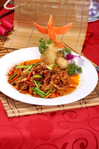 香辣鱿鱼须 28元例