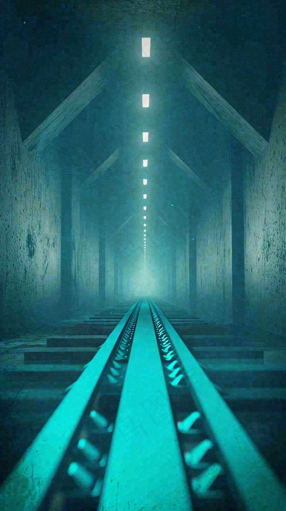 隧道时空穿梭电竞科幻炫酷