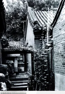 北京印象-黑白的胡同墙壁 北京印象-黑白的胡同墙壁