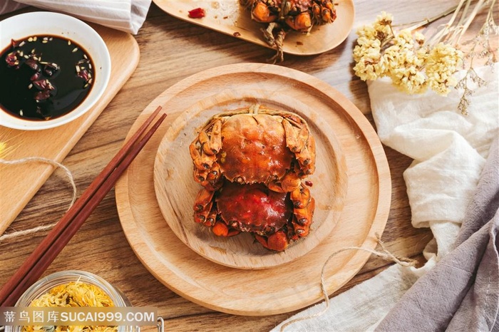 大闸蟹大餐海报