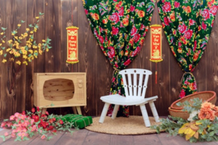 儿童照相拼接背景