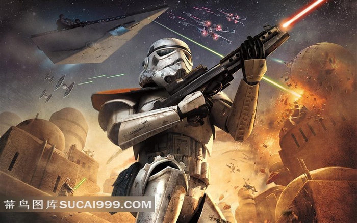 拿冲锋枪的机器人