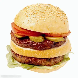 快餐文化-三层汉堡包