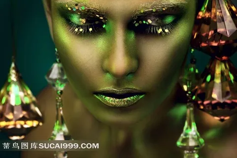 金色彩妆*图片 金色彩妆*图片