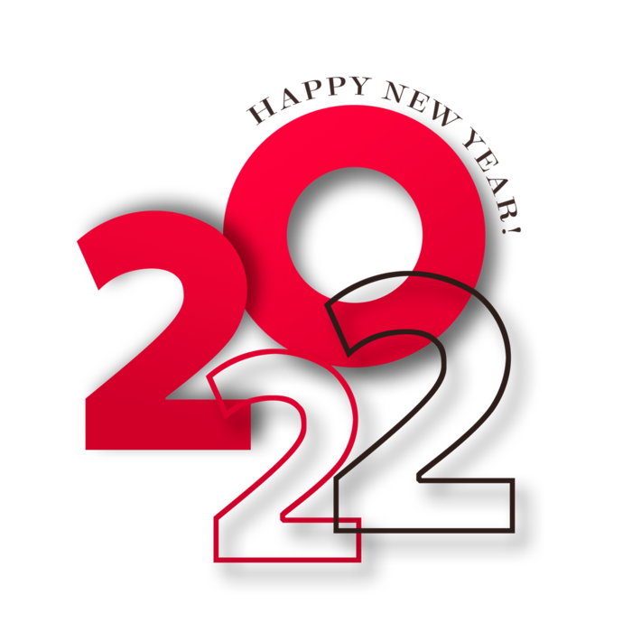 2022新年艺术创意字体虎年3D立体标题数字文字png免抠字素材