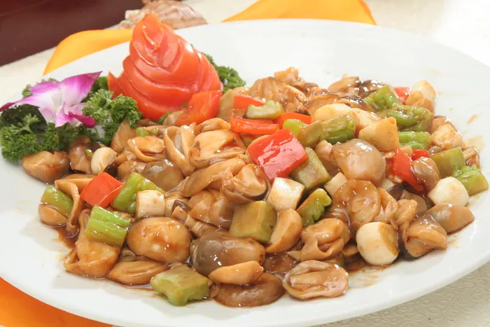 蒜仔凉瓜烧草菇16元 蒜仔凉瓜烧草菇16元