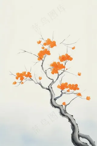 淡雅国风水墨背景