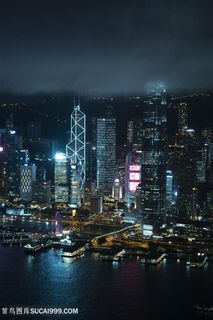 香港城市夜景图片
