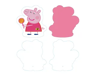 异形-小猪佩奇夏季pvc扇子模版