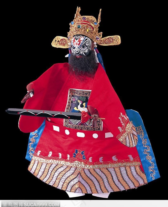 中华传统戏偶-威武的官员