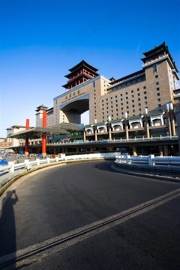 西客站建筑摄影素材