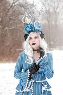 欧洲彩妆写真图片