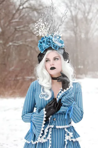 欧洲彩妆写真图片