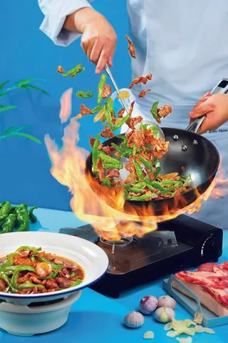 辣椒炒肉高清图片