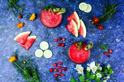 夏季西瓜摄影图 夏季西瓜摄影图