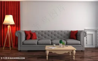 灰色客厅装修设计效果图高清图