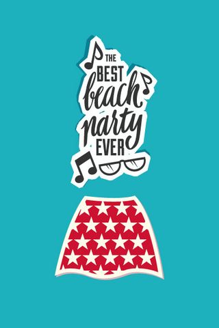 夏天海报|矢量|插画|扁平|风格