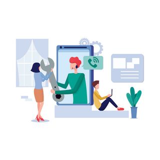 扁平化人物场景办公互联网等距ai矢量设计网页海报UI素材插画