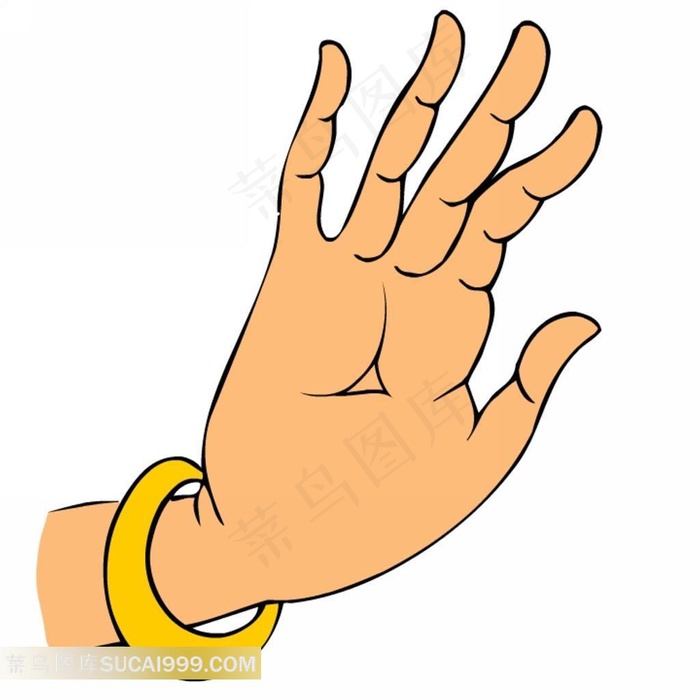 观音精美手势素材