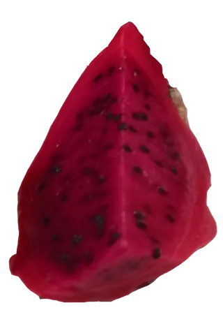 单块切好的红心火龙果果切免扣实物实拍摄影元素素材