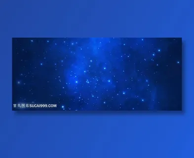 蓝色星空高清背景图 蓝色星空高清背景图