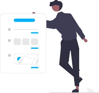 2.5d个人信息插画小图标素材