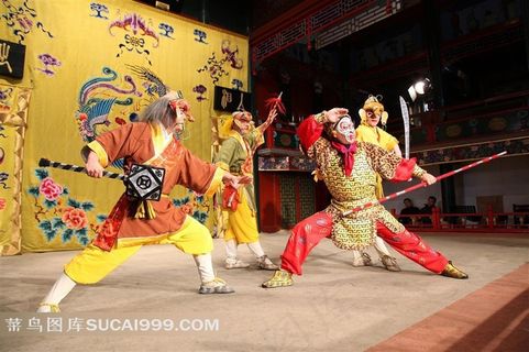 古装戏曲武生图片素材