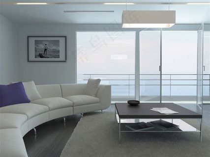 现代高档客厅装修效果