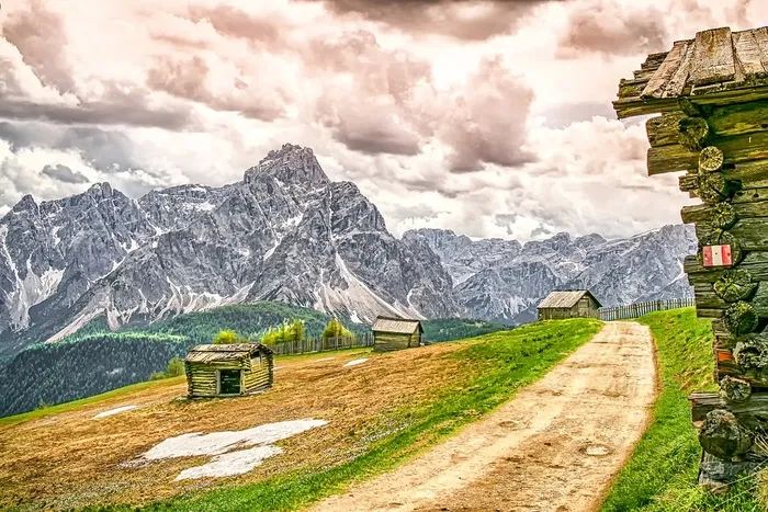 冬天自然背景风景