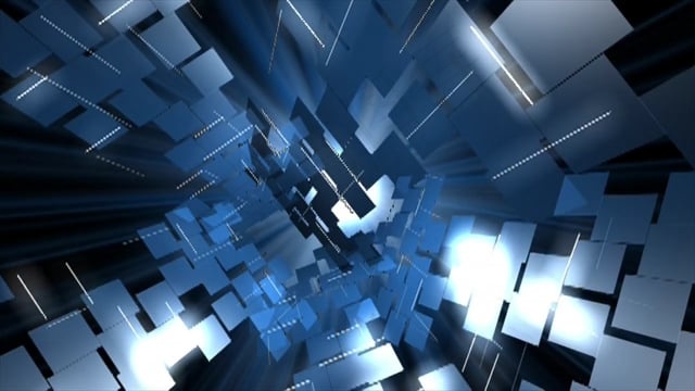 金属, 抽象, 蓝色的, 旋转, 形式, 设计, 结构体