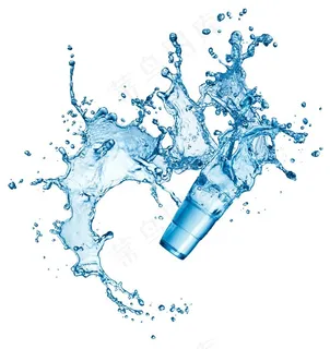 屏幕中间洒出的水高清图片 屏幕中间洒出的水高清图片