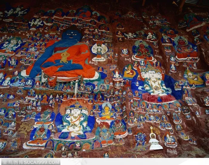 西藏文化-神秘色彩的佛像壁画