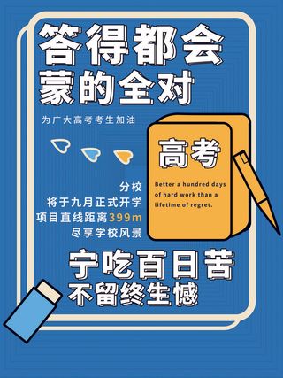 创意高考系列海报1