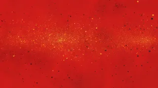 红色年会新年大气金点分散背景