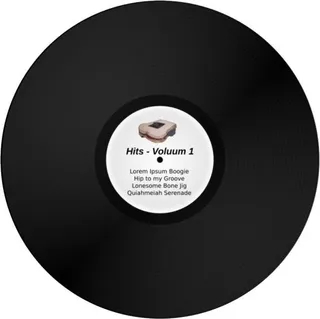 黑胶唱片 PNG免抠